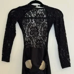 Divawear divawear | Costumes | Nwot Stretch Leotard With Attached Skirt In Back ...